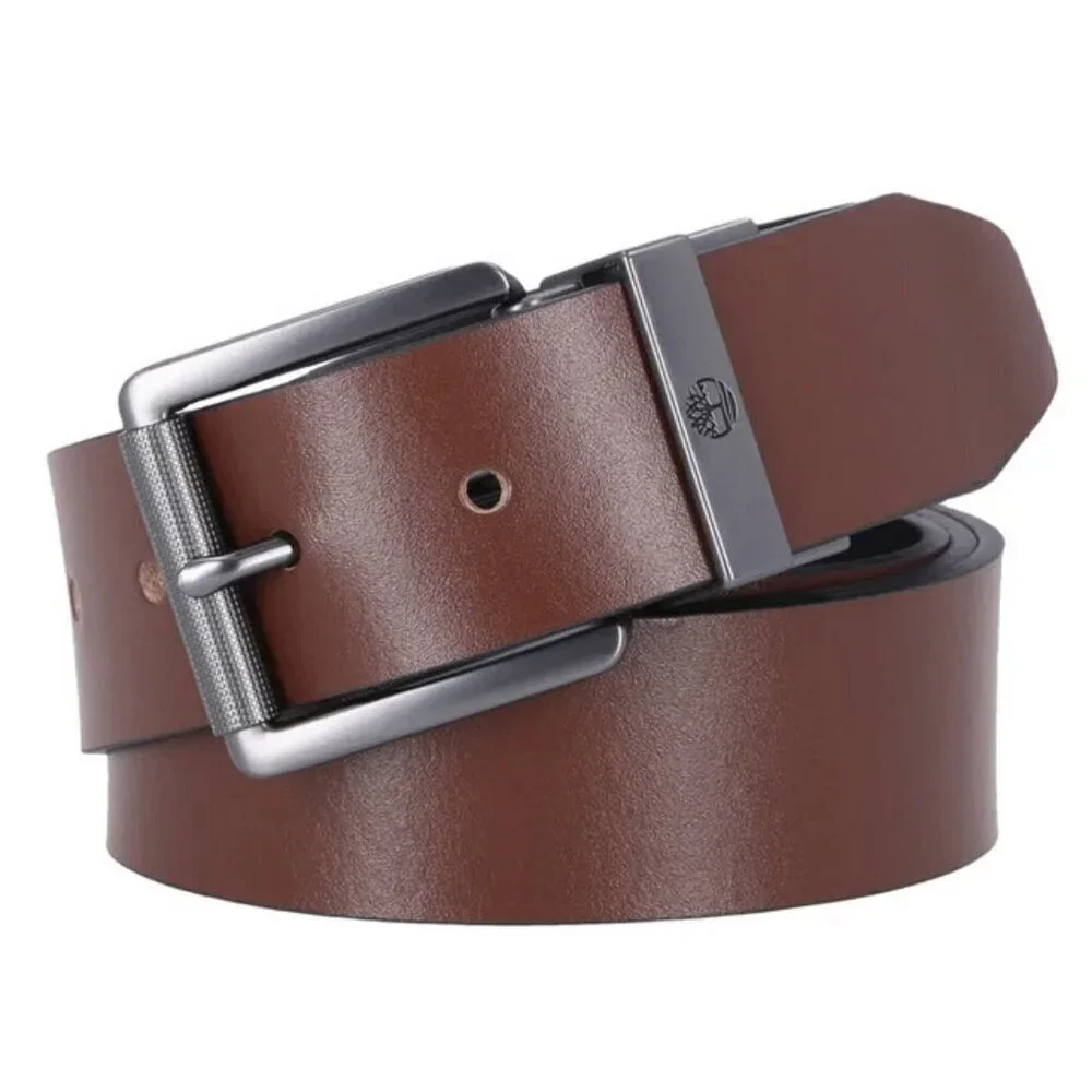 Timberland Men's Reversible Leather Belt - Cut-to-fit sizing up to 44 (in) pant